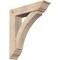 Ekena Millwork Thorton Traditional Smooth Bracket w/ Offset Brace, Douglas Fir, 7 1/2"W x 32"D x 36"H BKT0806X32X36THR01SDF - alternate 1